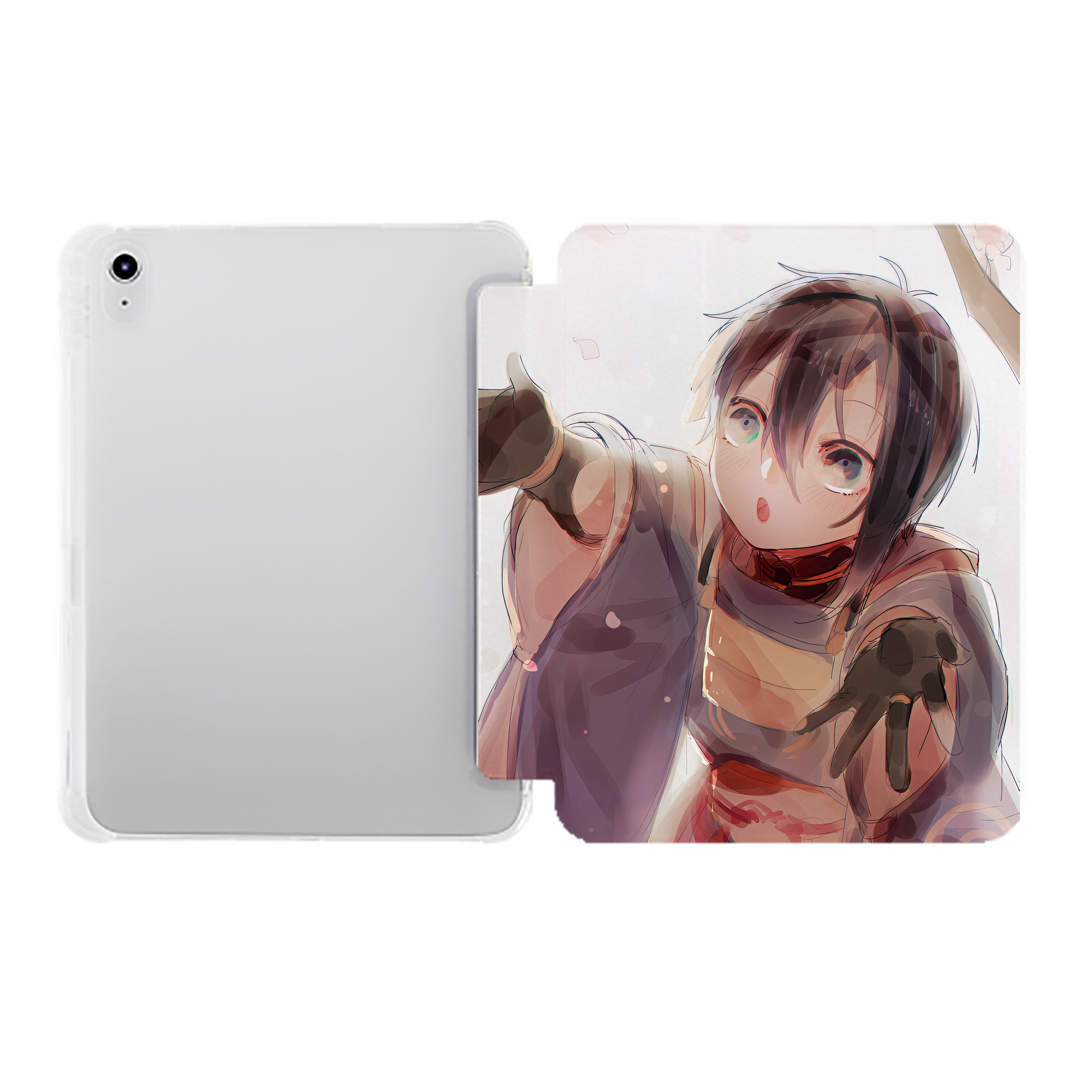 （画像用） 刀剣乱舞 Touken Ranbu IPad ケース ペン収納付き 三つ折りスタンド PUレザー×シリコン 対応機種9.5/10.5/10.9インチ